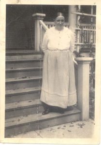 Marion E. Sparks in Front of House