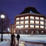 photograph of Funk ACES building in winter